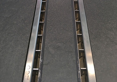 Двойная щелевая решетка под заполнение плиткой для каналов ACO SELF
