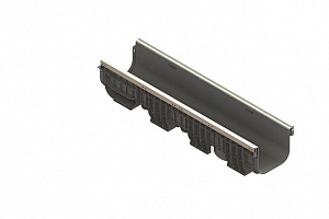 Лоток водоотводный PolyMax Basic ЛВ-20.26.20-ПП-Ус пластиковый усиленный