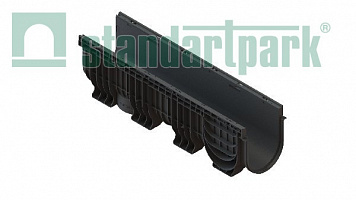 Лоток водоотводный пластиковый PolyMax Basic DN 200 H300 