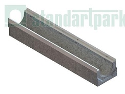 Лотки водоотводные бетонные BetoMax DN 100 каскадом H120-H230 под решетку класс E600