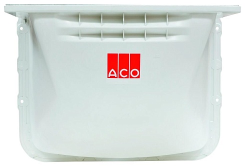 Световой приямок ACO Therm из пластика (100*100*40 см) с монтажным комплектом и сетчатой решеткой