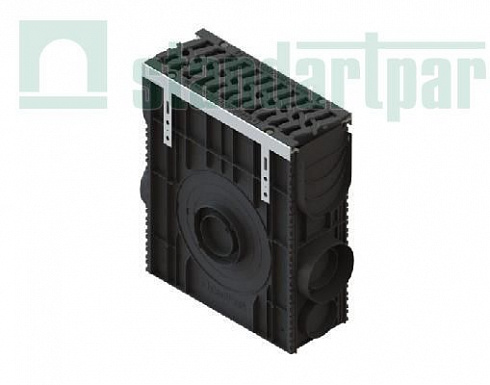 Пескоуловитель сборный DN150 пластиковый PolyMax Drive ПУС-15.21.60-ПП с решеткой чугунной шина кл.Е (к-т) 082800755