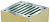 Решетка из оцинкованной стали с прорезями для дождеприемника ACO SELF
