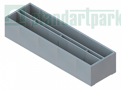Щелевая насадка Slim Drain ревизионная ТИП 2 T-образная DN100 кл. В125, С250