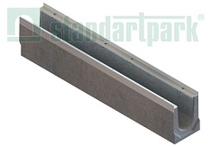 Лотки водоотводные бетонные BetoMax DN 100 каскадом H120-H230 под решетку класс С250